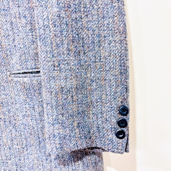 G.P. PEDRINI Vintage grey wool blazer | Double breasted retro suit | Size 44R * - Picture 4 of 8